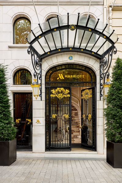 Paris Marriott Champs-Elysées Hotel entrance