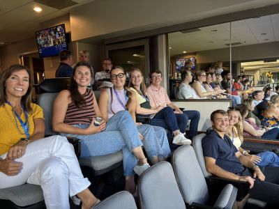 Planners at the Savannah Bananas game in Chicago