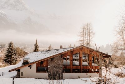 Private chalet at Granite Mountain Lodge.