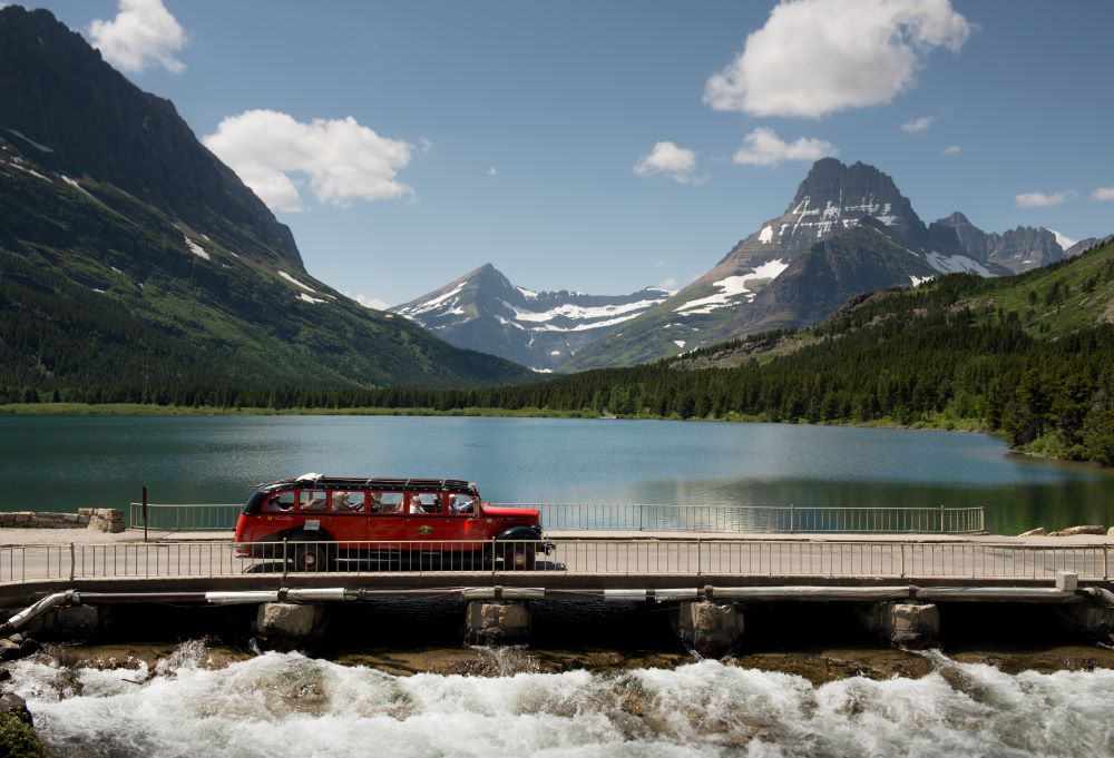 Red Bus tour, Glacier National Park.