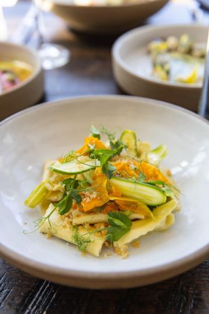 Ricotta Agnolotti, from chef Denevn Miranda.