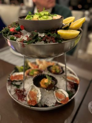 Photo of seafood tower at The Ritz-Carlton, Laguna Niguel.