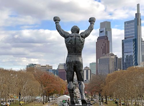 Rocky Statue on top of Philadelphia Art Museum steps. Credit: Jeff Heilman
