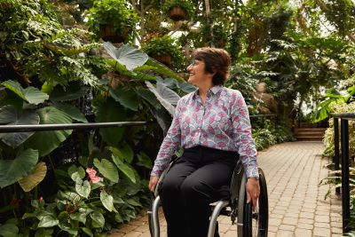 Rosemarie Rossetti at Franklin Park Conservatory and Botanical Gardens. Credit: Experience Columbus
