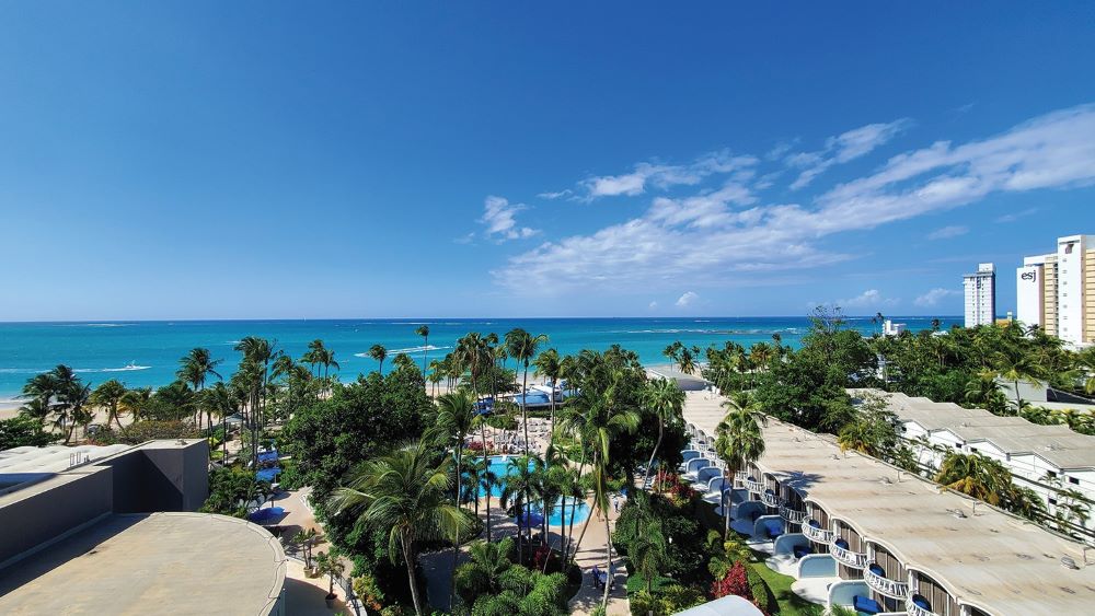 Photo of Royal Sonesta Resort overlooking the sea.