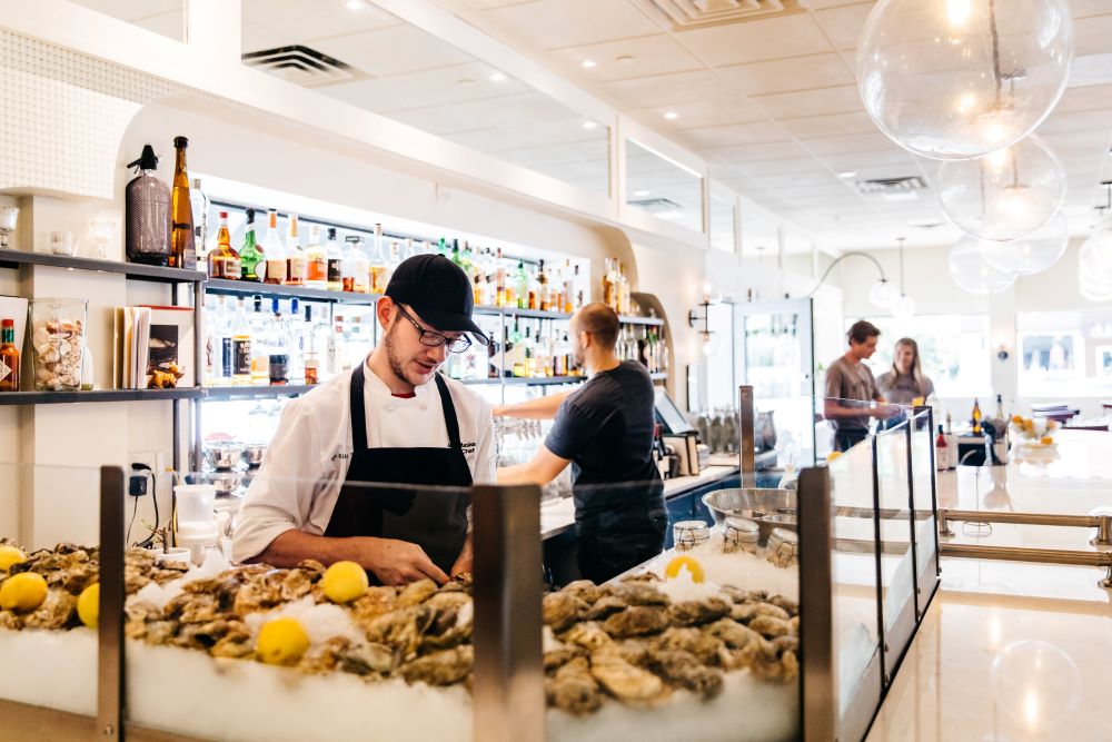 Saint Burch Tavern Oyster Bar in Iowa City