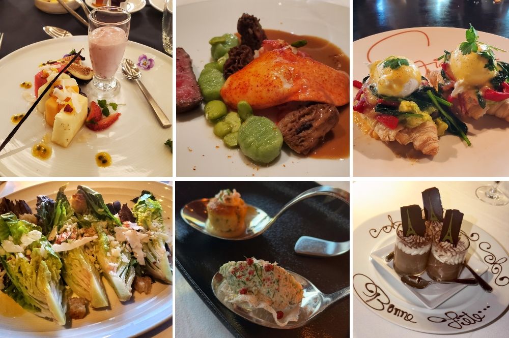 Samplings from gastronomic fam with Caesars Meetings. Credit - Gary Singh