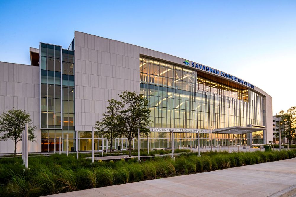Exterior of the Savannah Convention Center