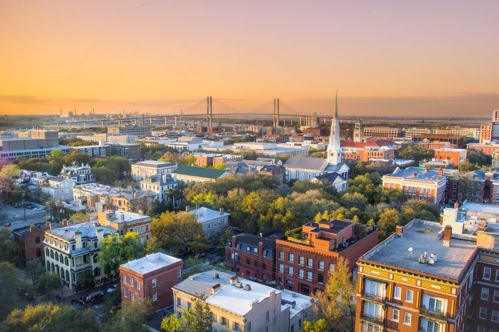 Savannah Historic District.