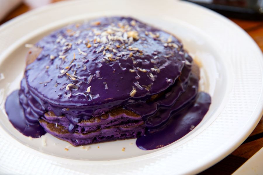 Sheraton Maui Resort and Spa Ube Pancakes.