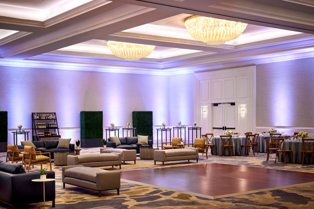 Silver Pearl Social meeting room at Sheraton San Diego Resort. Credit: Peregrine Hospitality.