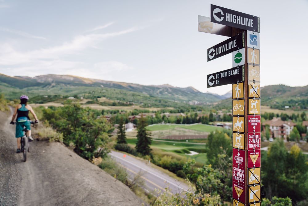 Snowmass Highline Trailhead.