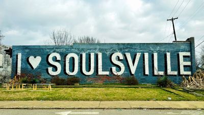 Soulsville neighborhood mural 