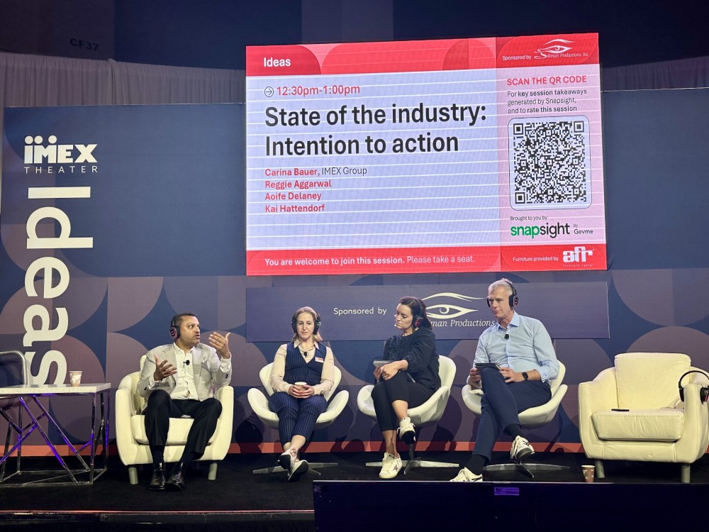 State of the Industry: Intention to Action panel at IMEX.