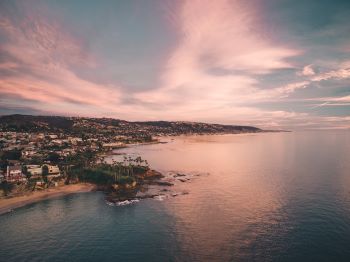 Sunset in Laguna Beach, California