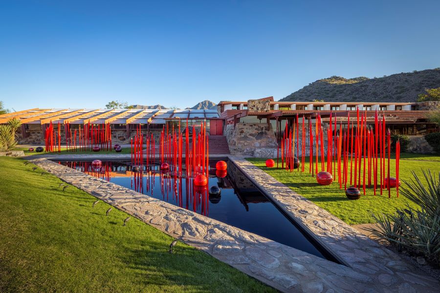 Chihuly in the Desert. Taliesin West, Scottsdale.