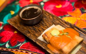 Tamal with Atole, Marriott Puerto Vallarta Resort.