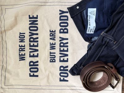 Taylor's Blue Delta Jeans and custom belt