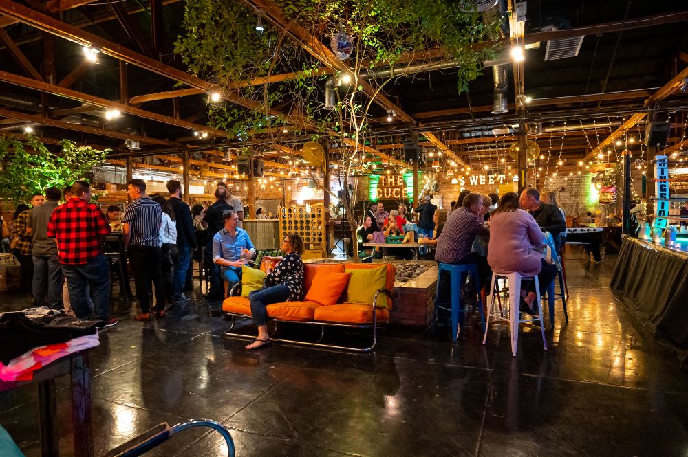 Photo of the interior of The Duce nightclub in Phoenix.