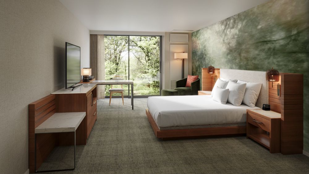 The Hyatt Lodge Oak Brook room rendering