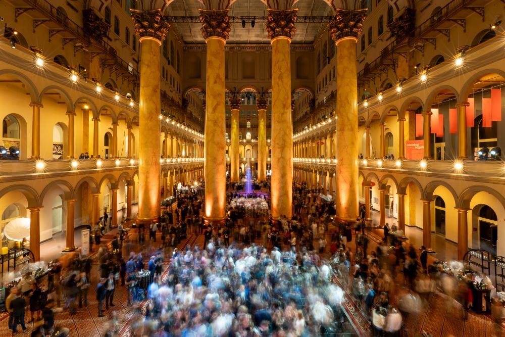The Liver Meeting 2025 reception at National Building Museum