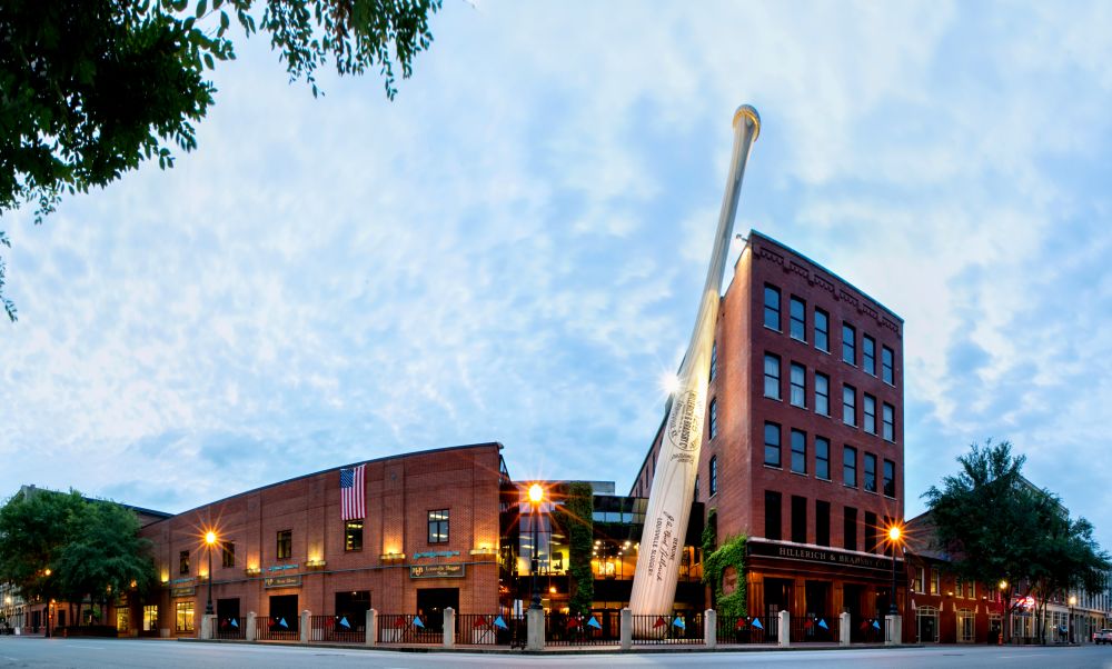 The Louisville Slugger Museum & Factory on Main Street.