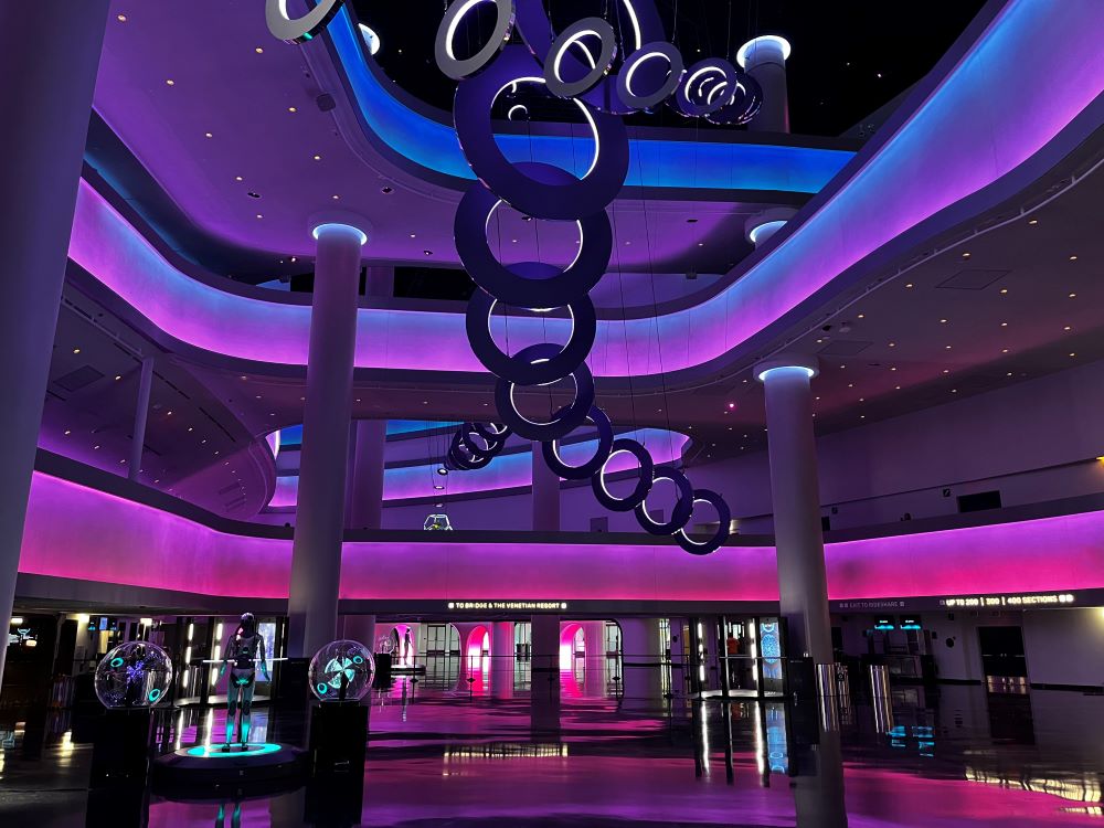 The Sphere Main Atrium. Photo Credit: Sphere Entertainment