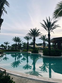 The pool at Conrad Punta de Mita