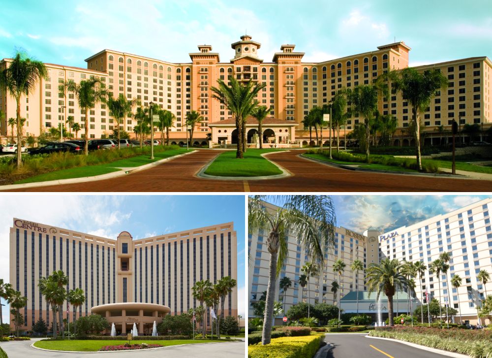  Rosen Shingle Creek, Rosen Centre Hotel and Rosen Plaza Hotel.
