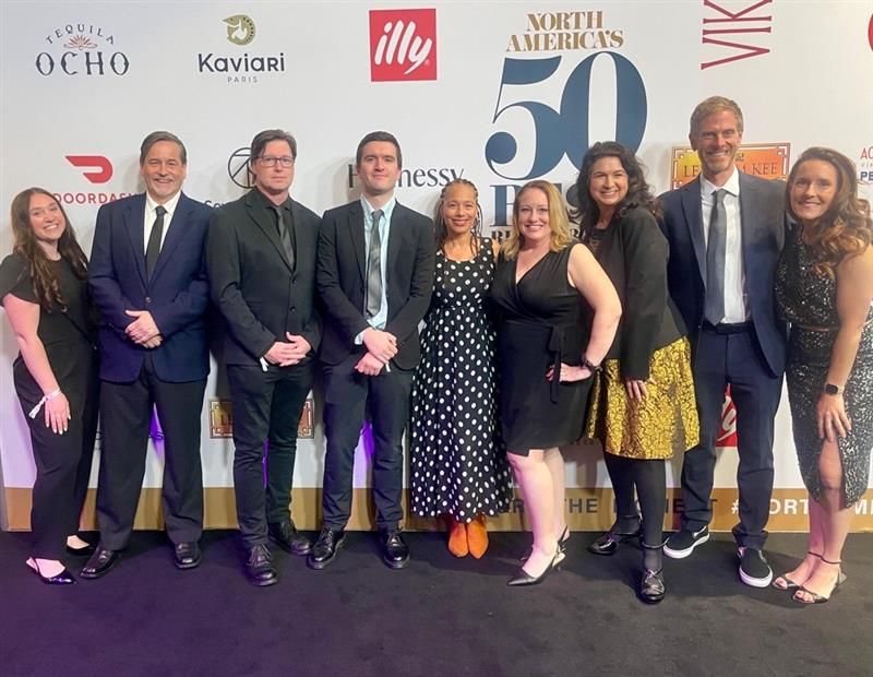 Trade media at North America's 50 Best Restaurants Reception