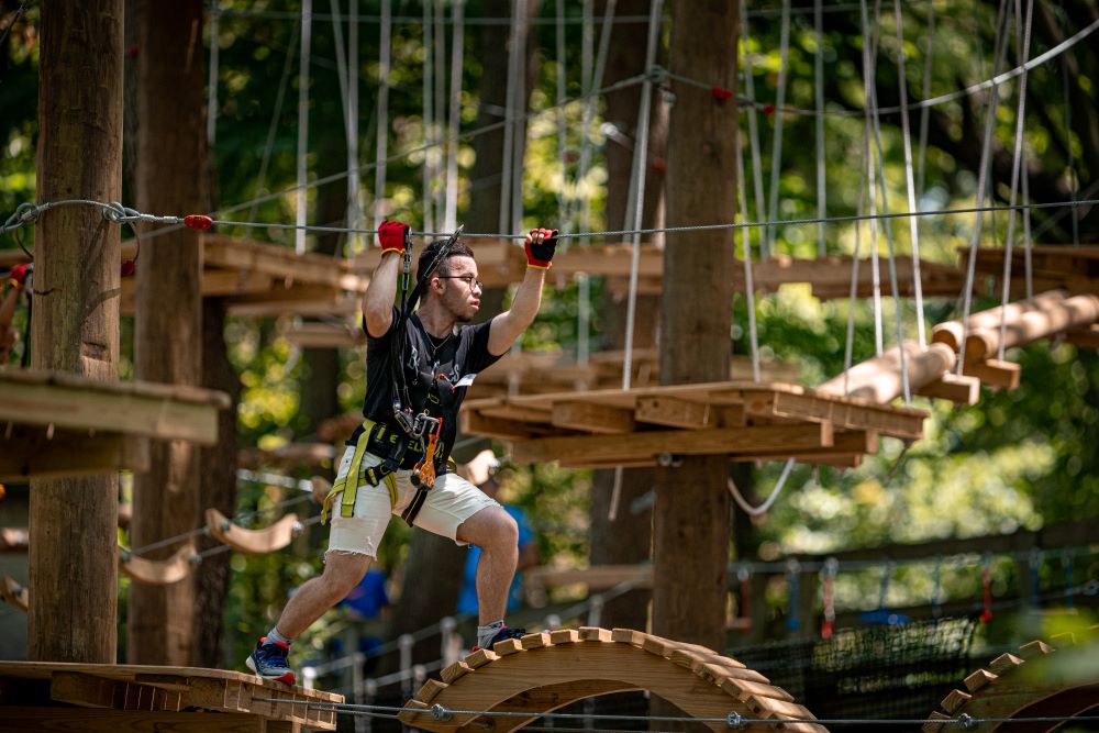 TreeRush Adventure Park in Omaha