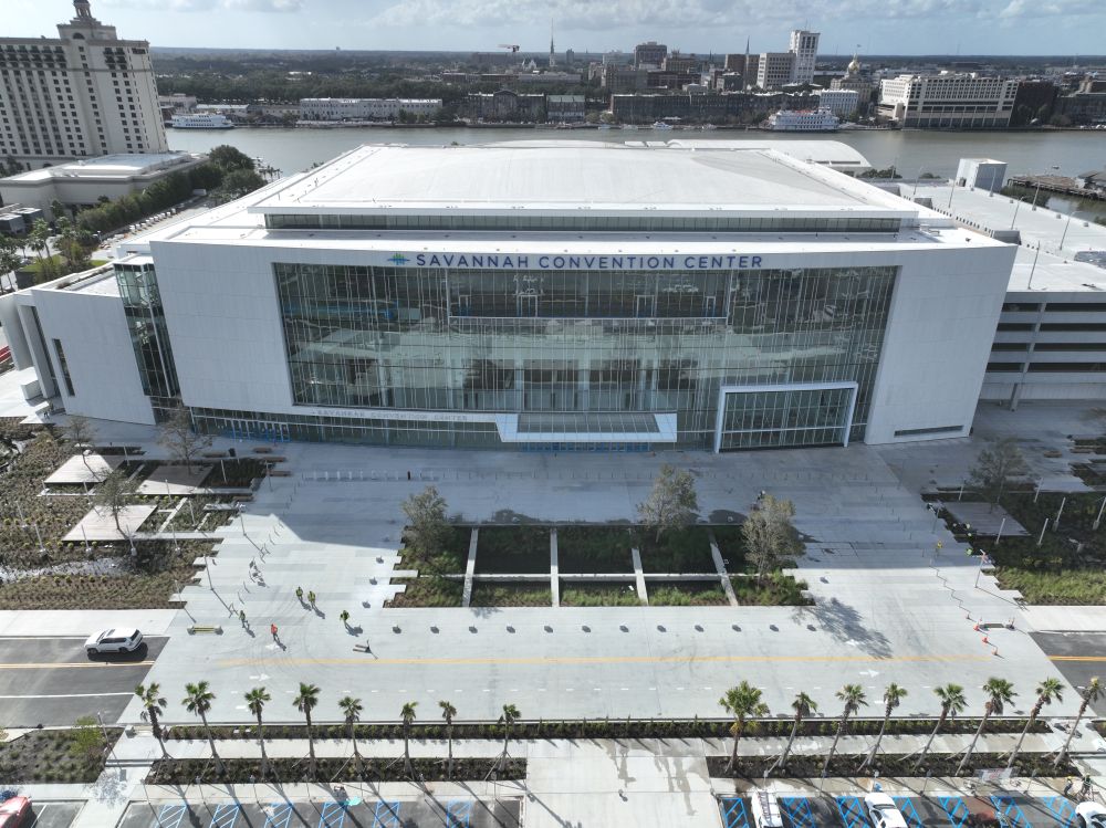 Savannah Convention Center during opening weekend 