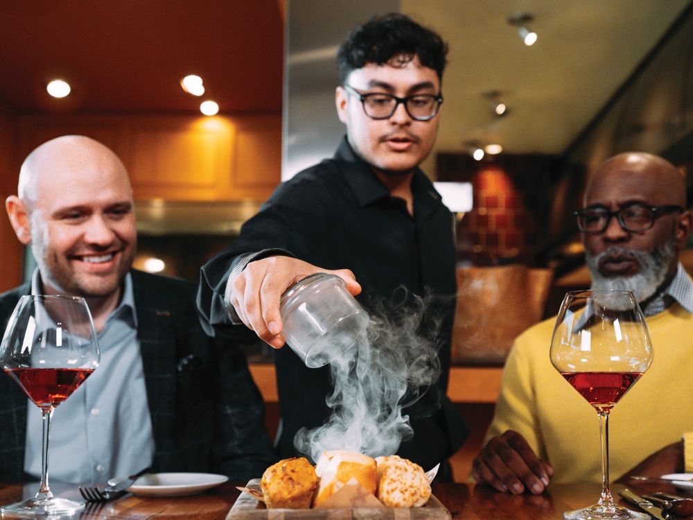 Unique group dining experience at Fearing's Restaurant.
