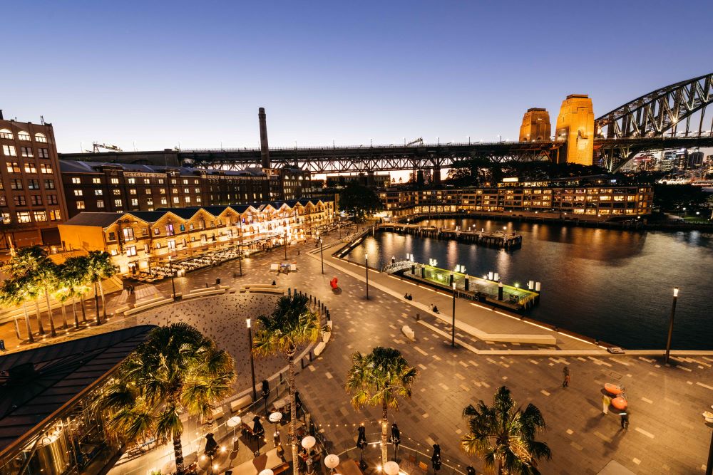 Watersedge at Campbell’s Stores features fine dining and event spaces, located on Sydney Harbour 