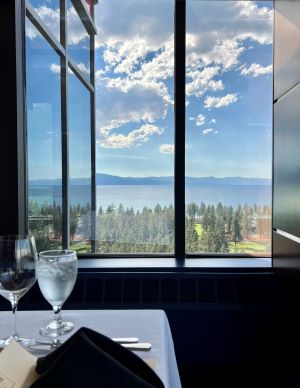 View of Lake Tahoe from The Sage Room at Harveys Lake Tahoe