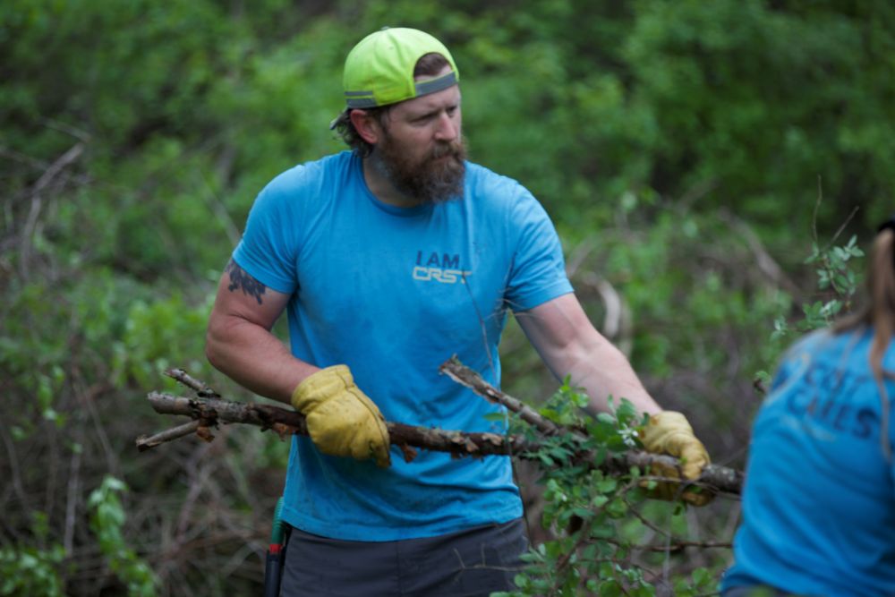 Volunteers at Indian Creek Nature Center, Cedar Rapids