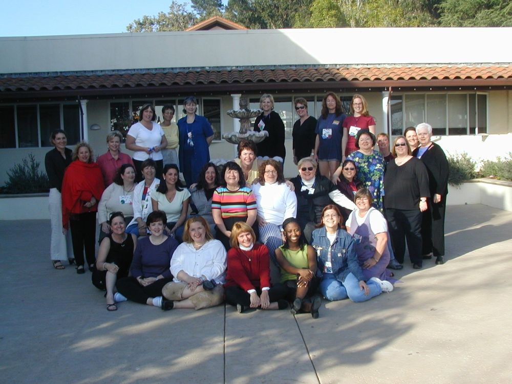 Photo of a large gathering of women at Chaminade Resort.
