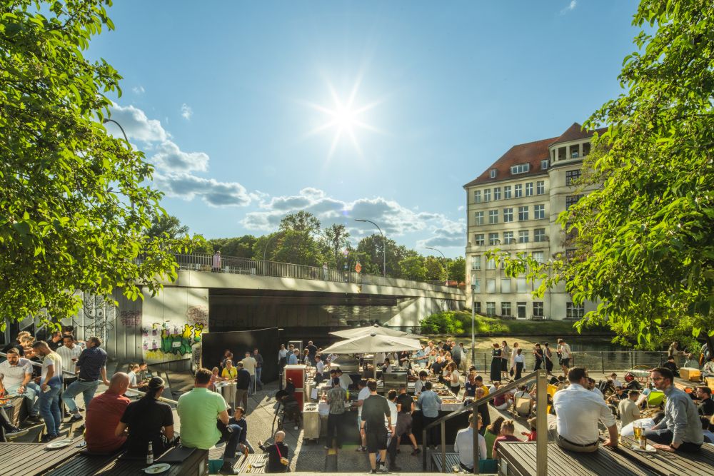 Waterfront at Estrel Berlin.