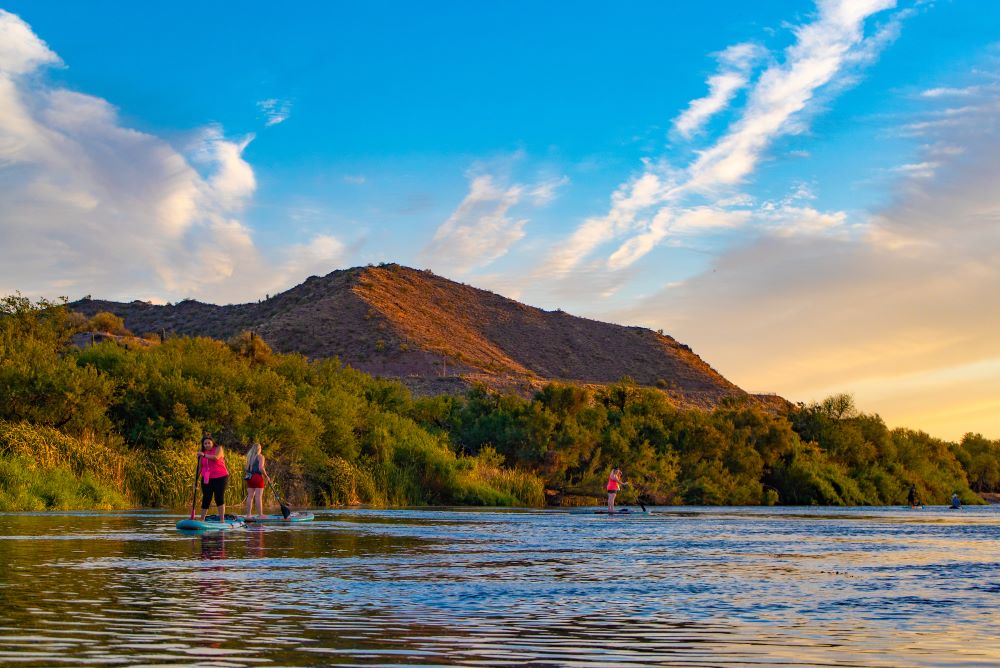 Paddleboarding in Phoenix