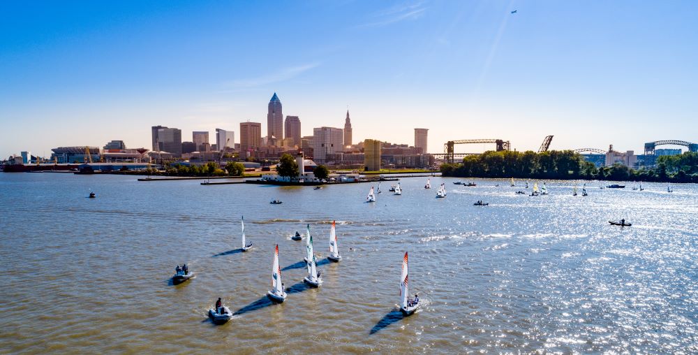 Waterfront of Cleveland 