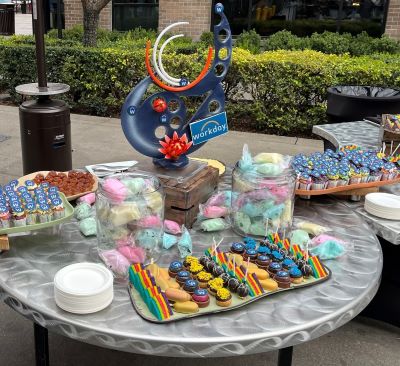 Workday Logo Pastry Display by Caesars Entertainment