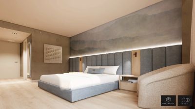 World of Blue guest room