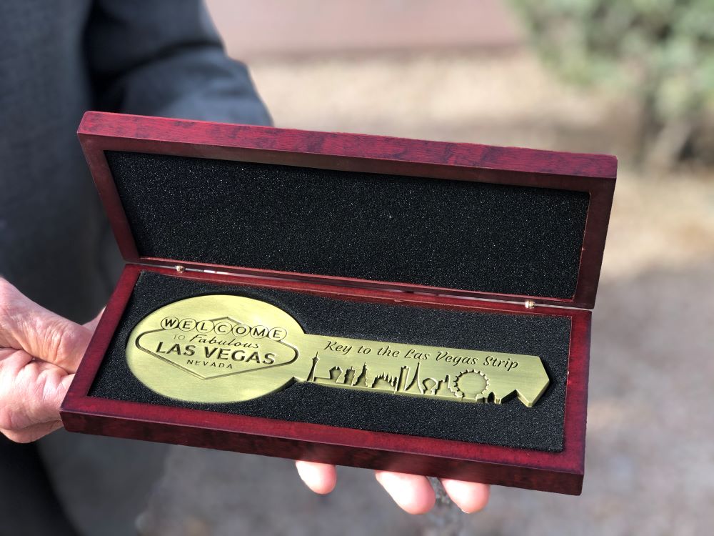 YESCO's key to the Strip