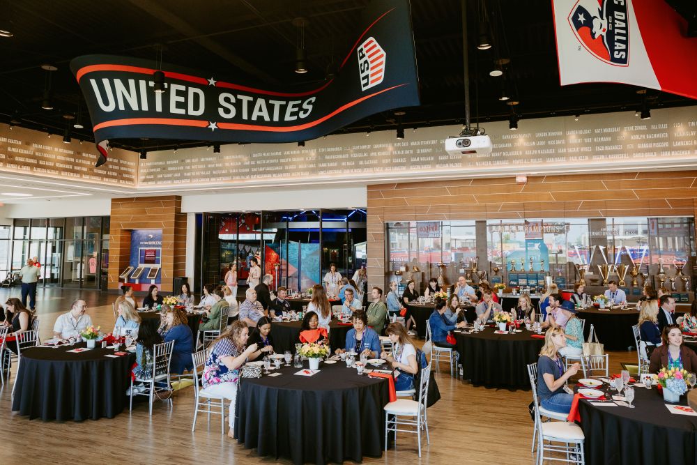 Lunch at the National Soccer Hall of Fame, Frisco