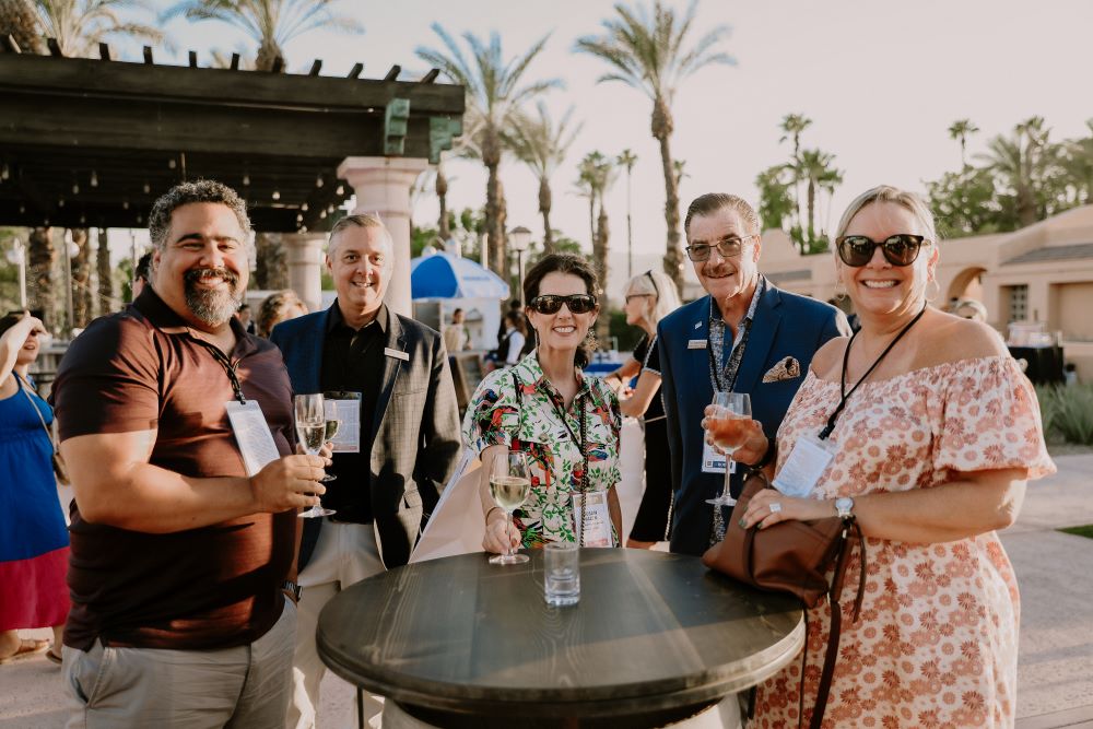 Attendees networking at Meetings Today LIVE! West opening reception