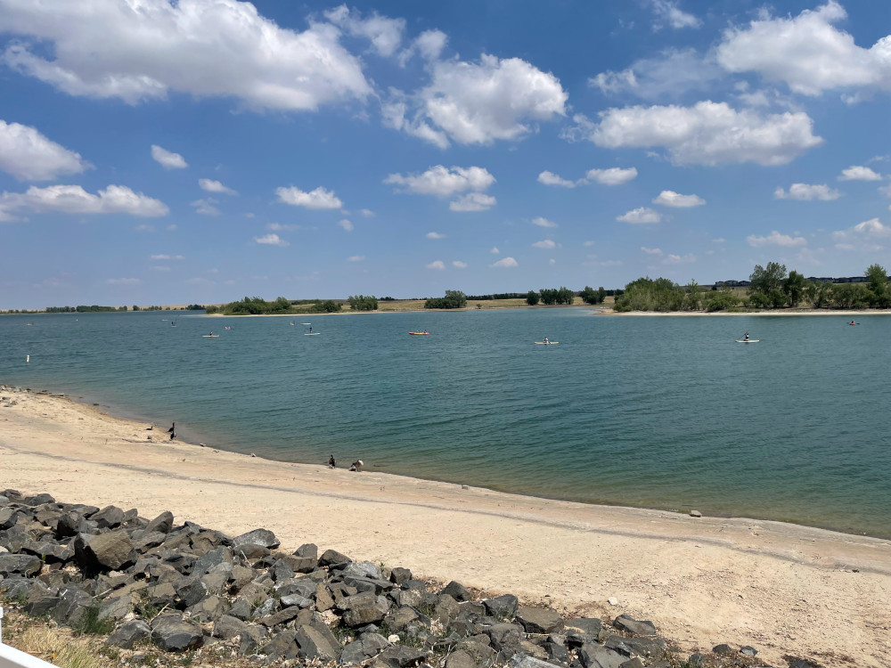 View of the Aurora Reservoir