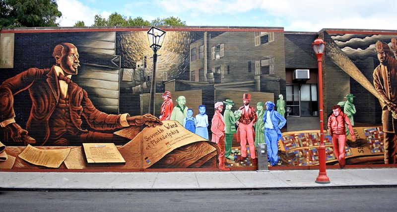 Photo of Philadelphia street mural. 