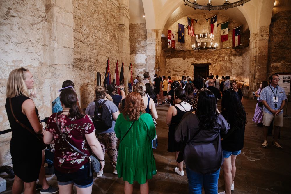 Touring The Alamo