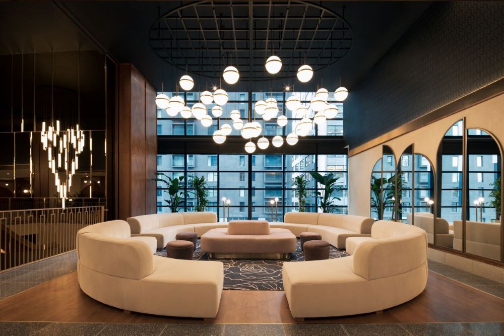 Lobby Marriott Hotel, Photo Credit Marriott Hotels