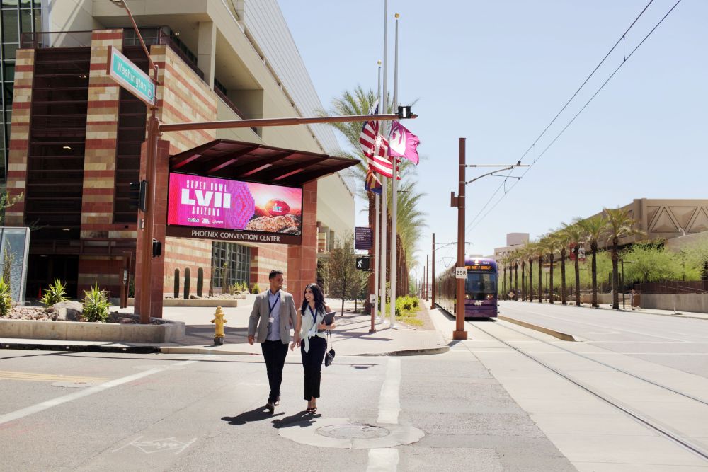 Phoenix Convention Center and Valley Metro Rail